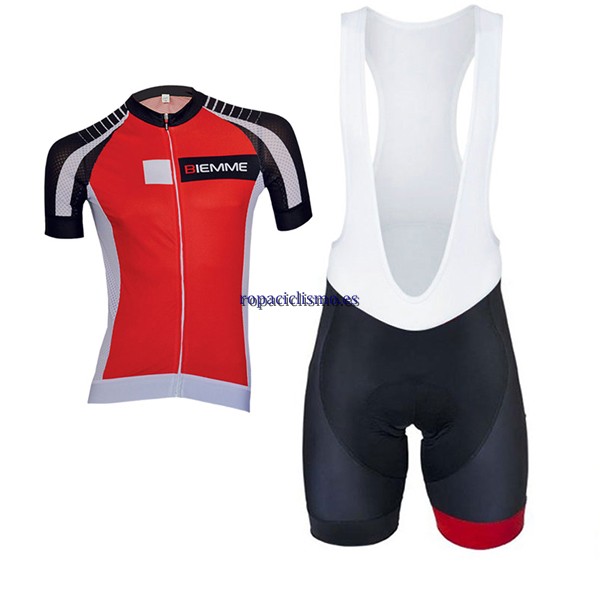 2017 Maillot Biemme Moody Tirantes Mangas Cortas rojo